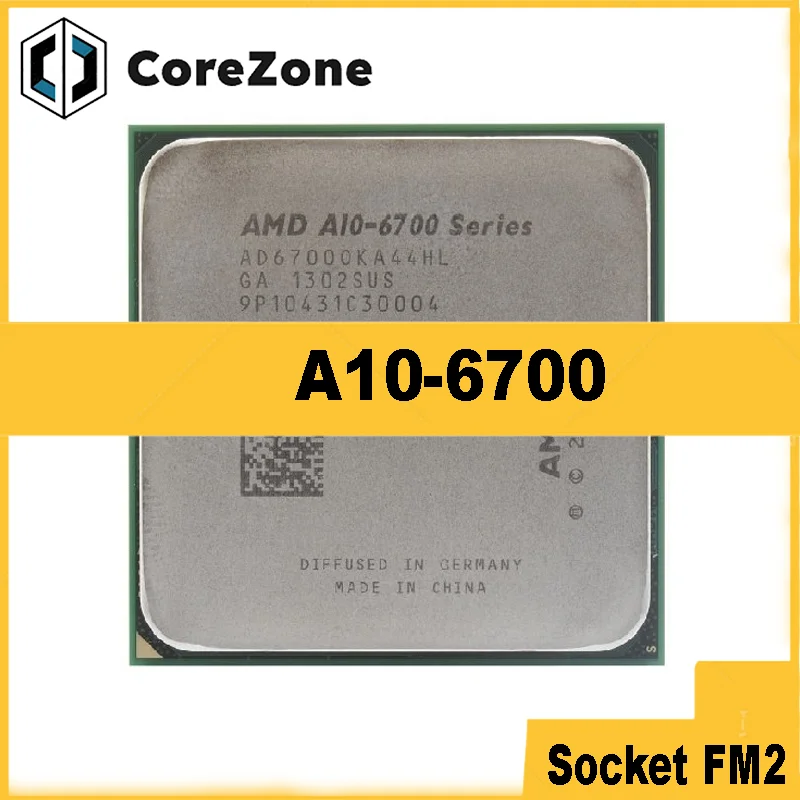 A10 6700 A10 6700K 3.7 GHz Quad-Core Quad-Thread CPU Processor AD6700OKA44HL Socket FM2
