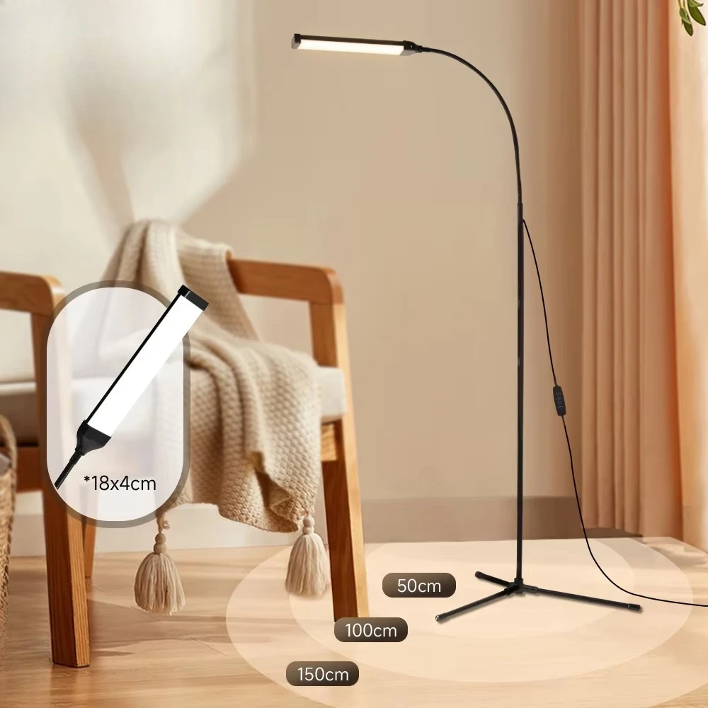 

Floor Light 3 Lighting Modes Dimmable Disc Base Floor Light Home Decoration Tripod Base Deluxe Standing Light/Floor Light
