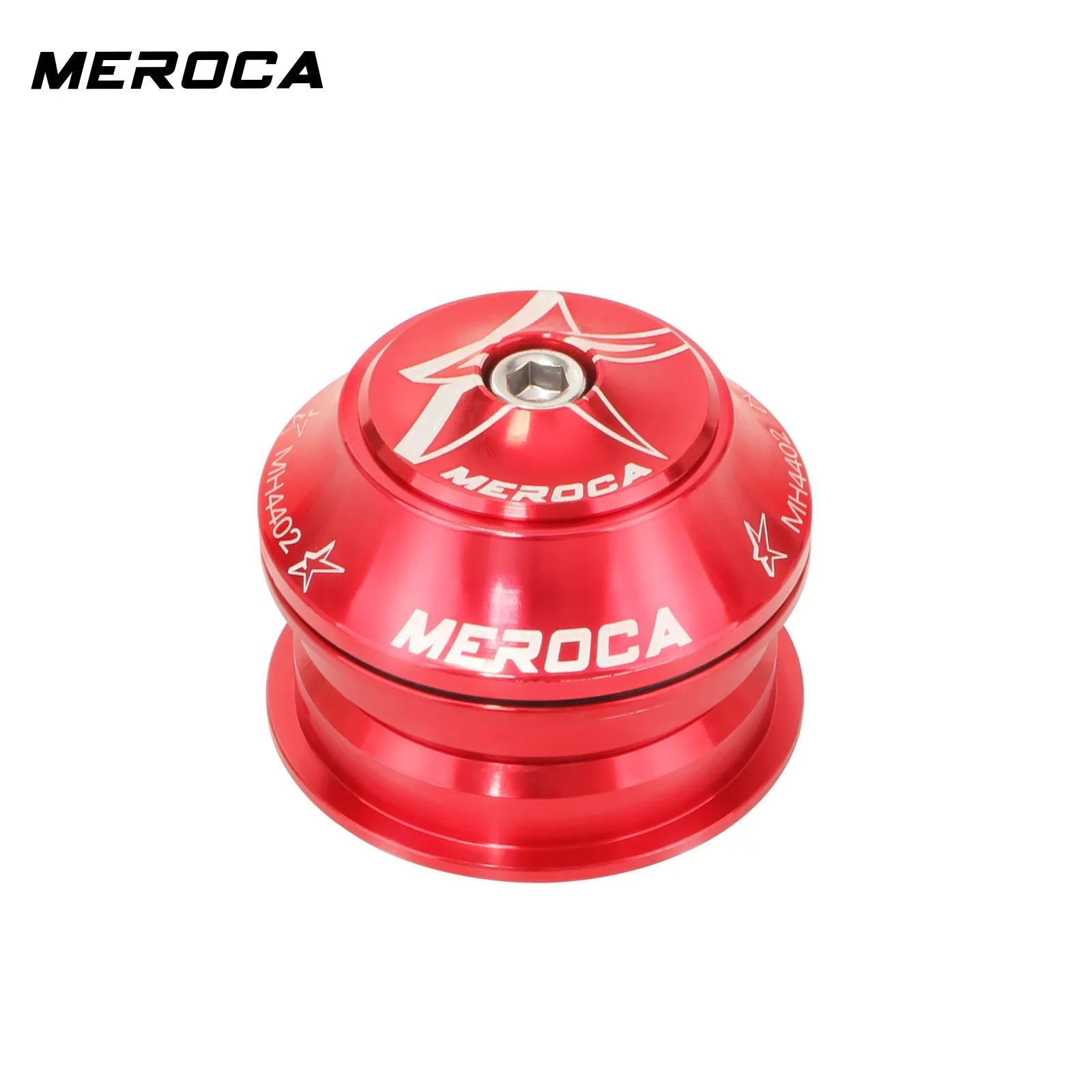 MEROCA Bicycle Headset 44-44mm Ultralight Seal Bearing 1 1/8 Integrated Steering Front Fork Built-in Straight Pipe Tube Bowls