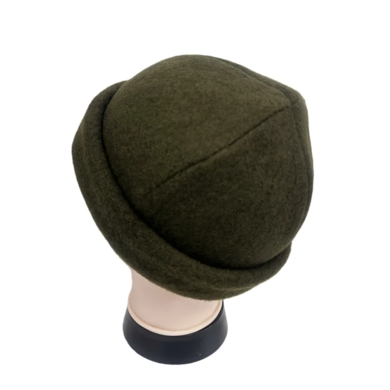 Elastic Seamless Natural Merino Wool Sauna Hat for Heat Protection Beanie Banya Hat Luxury Gift for Sauna Lovers