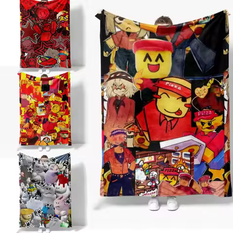 3D New Product Roblox Forsaken Gubby Creative Peripheral Cute Blanket Nap Blanket Flannel Print Warm Decoration Daily Necessitie