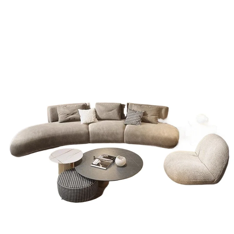 

Cream style fabric sofa