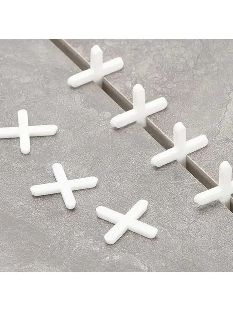 Système de nivellement de carreaux de céramique croisés, 200 pièces, 1/1, 5/2/2, 5/3mm, Clips d'espacement de carreaux, outil de Construction de pose murale de sol en céramique