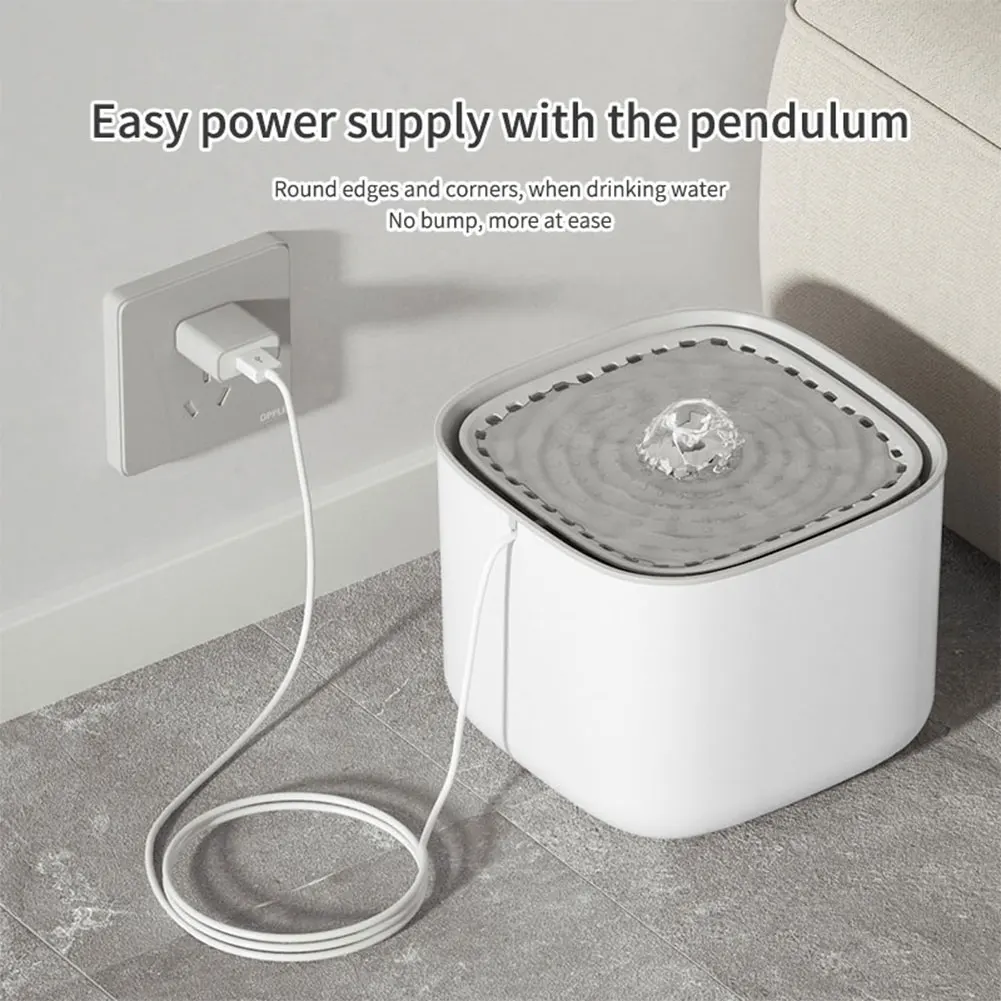 Cat Water Fountain 3L Automatic Pet Drinking For Cats Dog Water Dispenser Large Capacity Easy To Clean USB Charged For Home