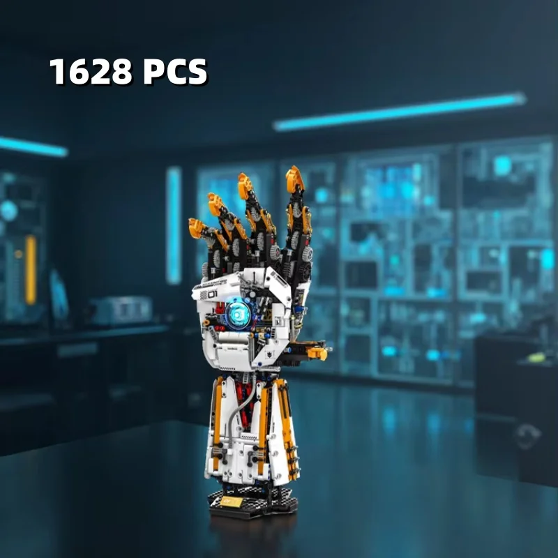 

1628pcs MOC Building Blocks Mechanical Arm Model with Manual & Remote Control Motor Included App & Mobile Phone Control