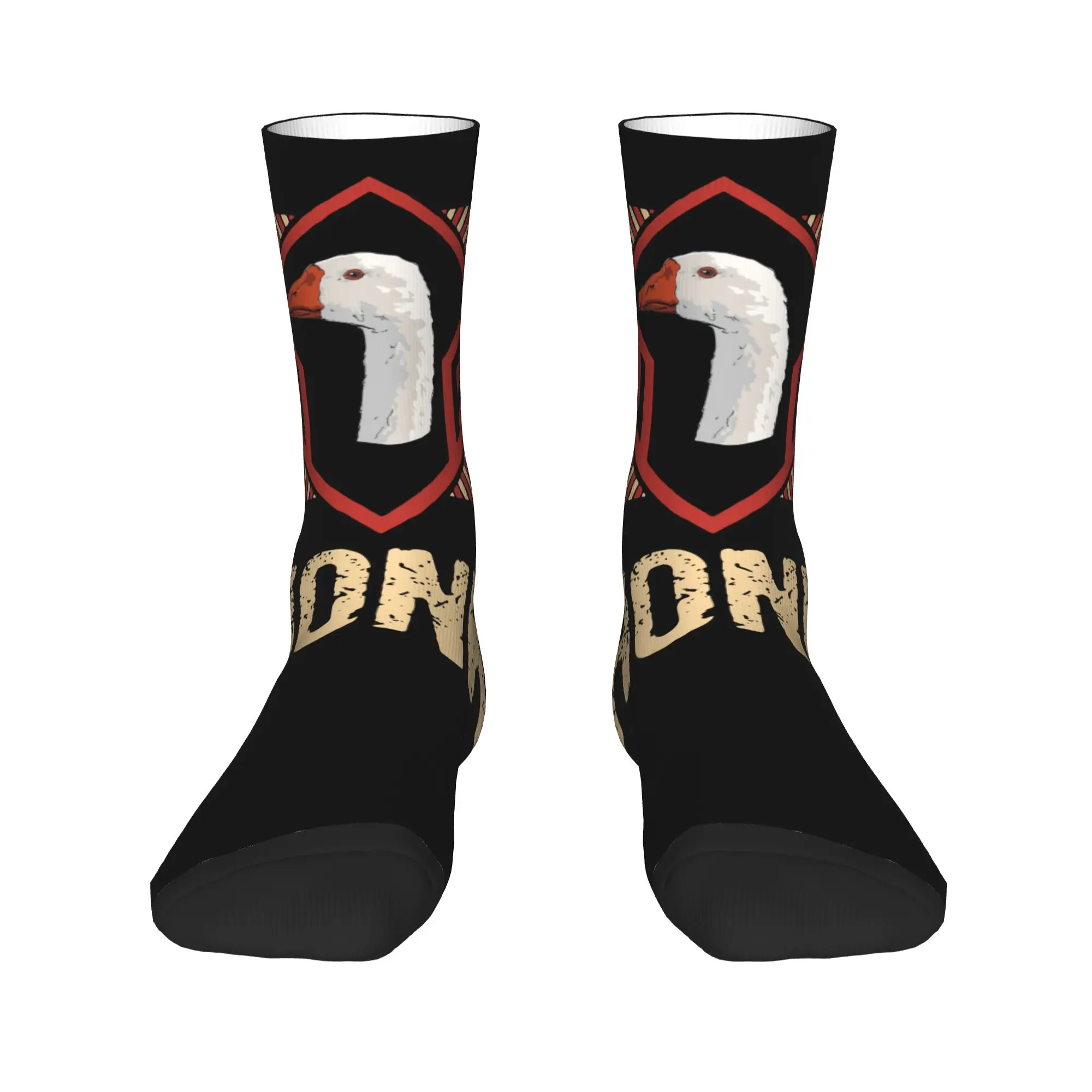 Happy Funny Men's Socks Hip Hop Untitled Goose Game Honk Sock Gamer High Quality Women Socks Spring Summer Autumn Winter