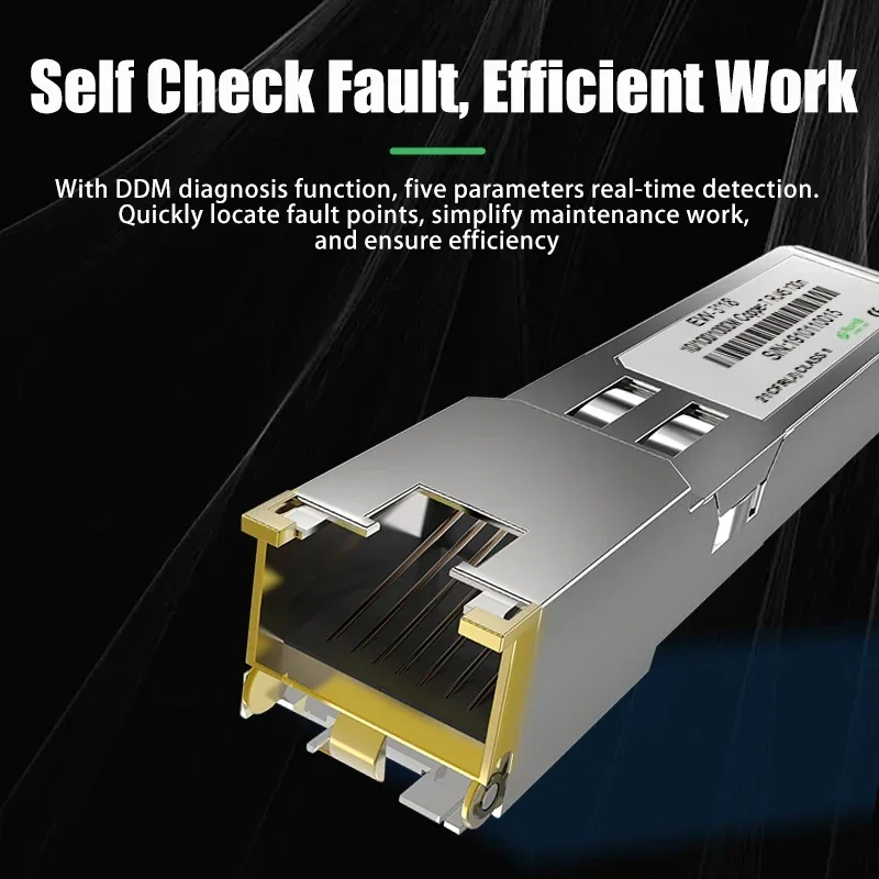 

Коммутатор Gigabit Ethernet, модуль SFP, 1000 Мбит/с, медь SFP, модуль приемопередатчика SFP, совместимый с Cisco, Mikrotik