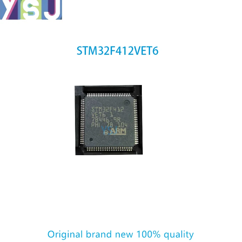 STM32F412VET6 IC MCU 32BIT 512KB FLASH 100LQFP