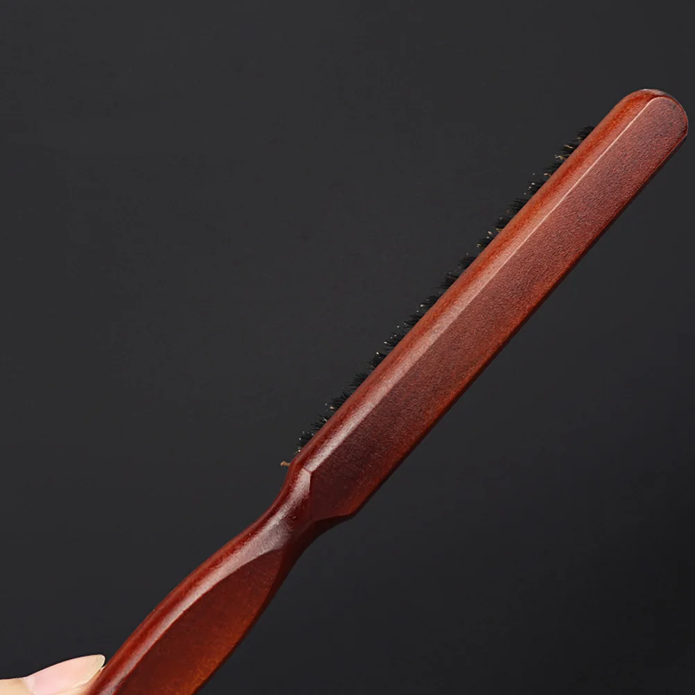 

Bristle Comb Round Hair Brush Boar Detangling Detangler Haircut Tool Wooden Handle Hairbrush Massage