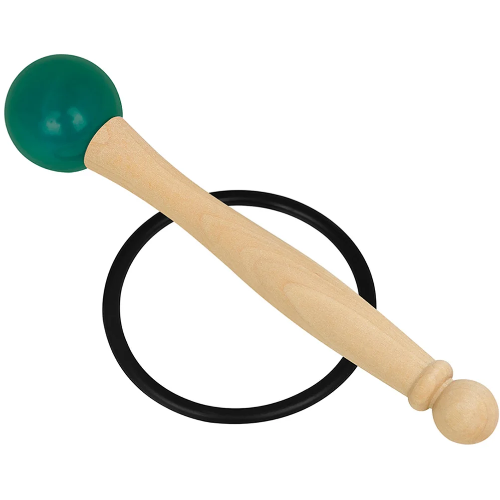 

1Set Crystal Singing Bowl Mallet Wooden Hammer with Rubber Ring for Meditation Sound Healing Therapy Accessories