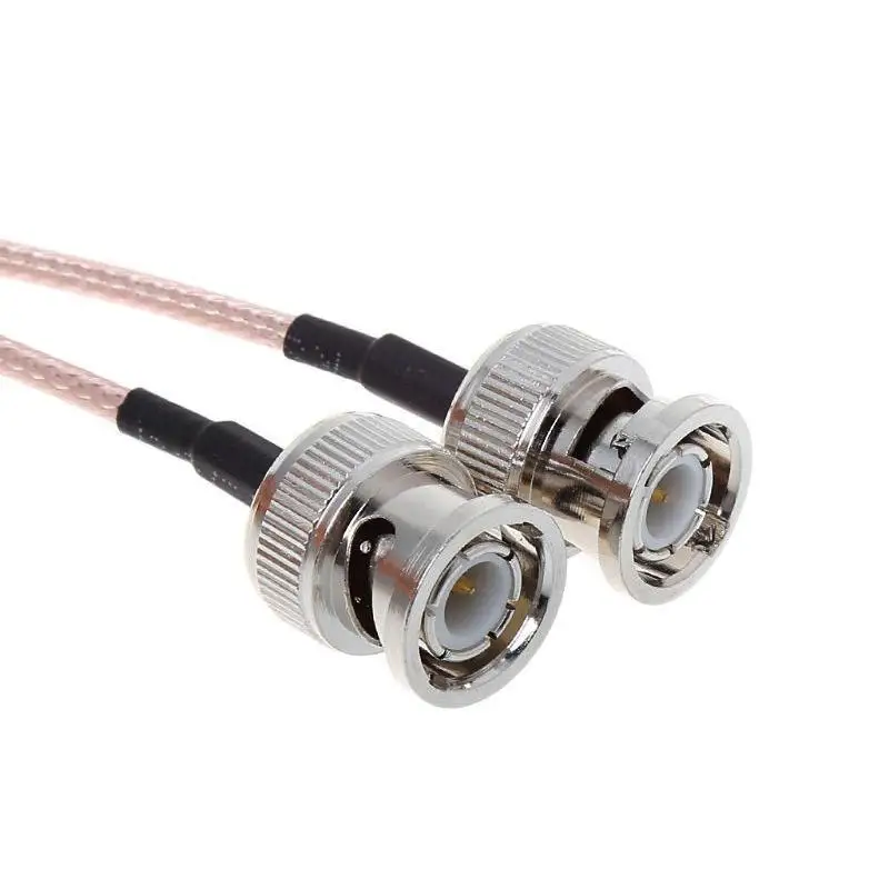 1Pcs BNC Male To BNC Male 50Ohm Adapter RG316 RF Coaxial Pigtail Jumper Cable Low Loss Flexible RF Jumper Wire