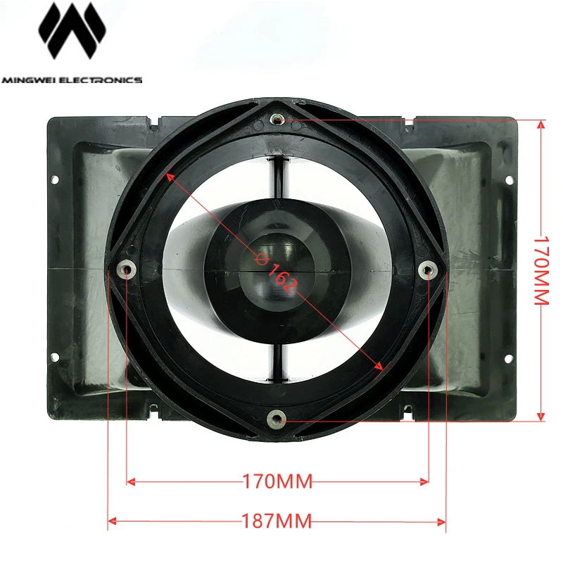 MW Audio 6'Middle Range Horn for PRO Audio Cabinet, Size:367L*240W*292H - Image 6