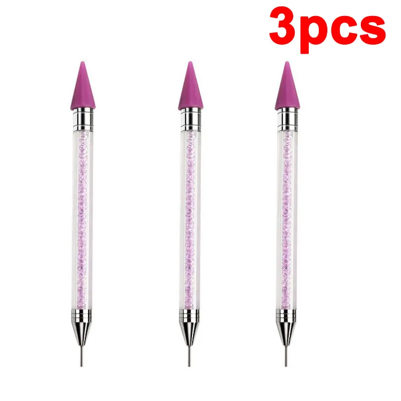Strass-Applikator-Stift Nagelpunktierer Strass-Picker Wachsstift Diamant-Picker-Stift für Strass-Punktierwerkzeug DB04