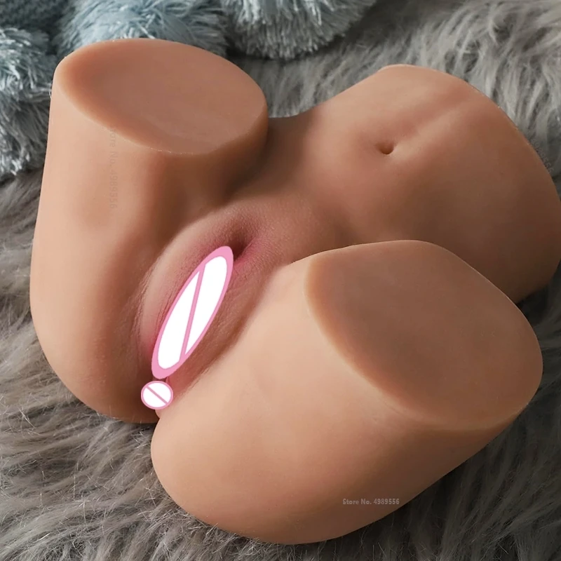 Masturbation Vagina for Men Sex Toy Adult Toys Pussy 2 in 1 Artificial Vaginal Sextooy Man Silicone Pussies Masturbators Anal 18