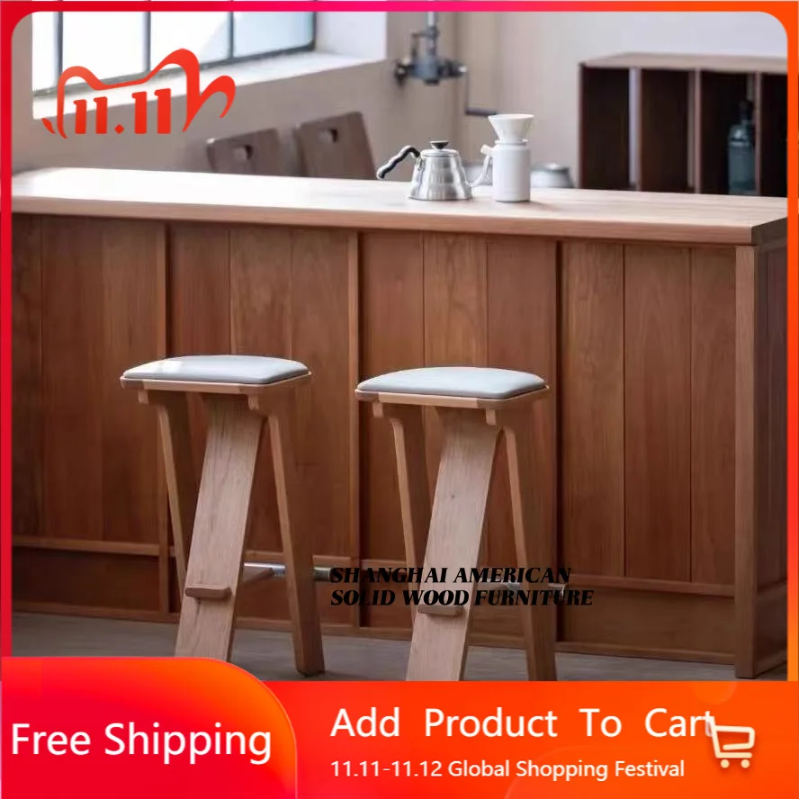 

Adjustable Luxury bar stools Swivel Cushion Cheap Design bar stools Kitchen Island Taburetes Altos De Cocina High End Furniture