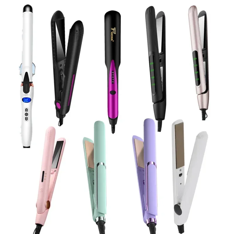 

Straight Hair Straightener Does Not Harm Hair. Mini Curly Hair Straightener Prevents Scalding. Dry and Wet Dual Purpose Curler