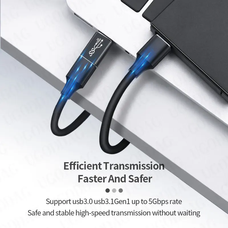 USB3.0อะแดปเตอร์5Gbps USB ต่อ USB Converter ชายชายปลั๊กสำหรับ PC แล็ปท็อป USB3.0 Coupler Extender การเชื่อมต่อ