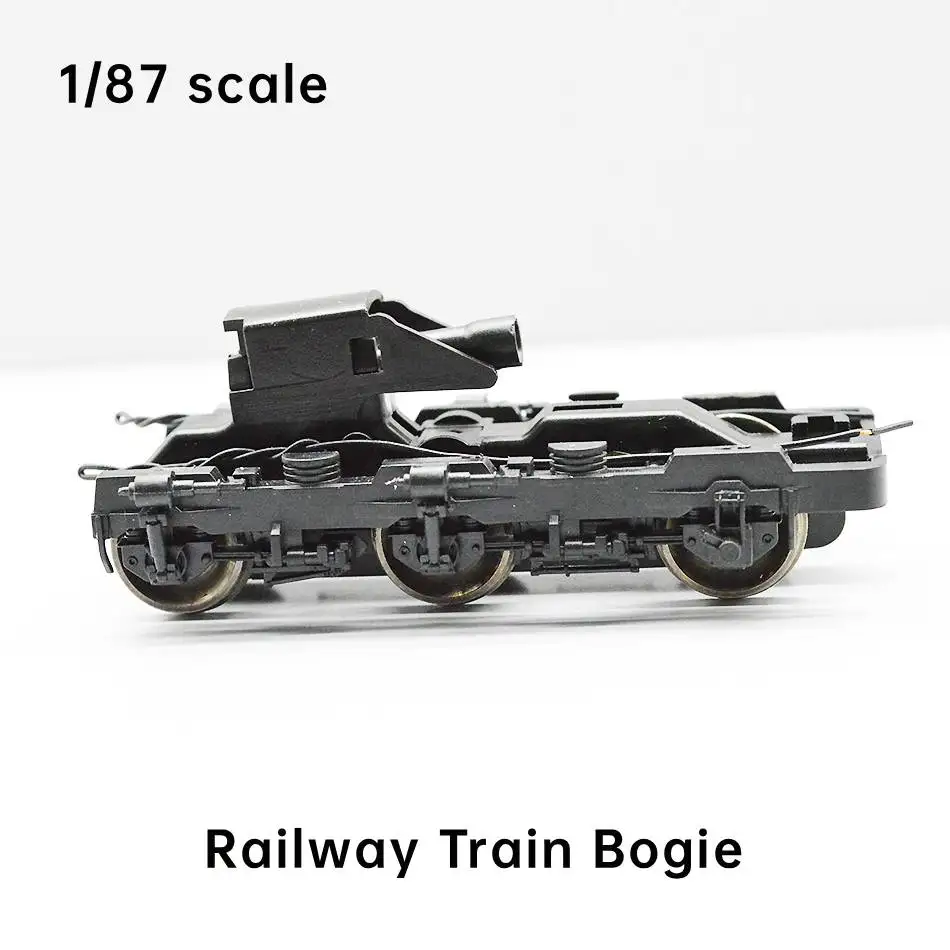 Ho Chassis Bogie Model DC 9V 1:87 Scale Universal Train Undercarriage Kit DIY Modeling Railway Train Accessories Without Motor