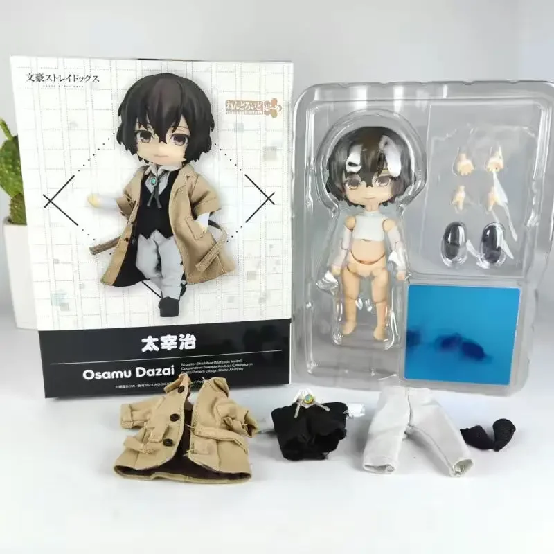 Anime Bungo Stray Dogs Figures Nakahara Chuya Dazai Osamu Action Figures Japanese Movable Model Toys PVC Collection Doll Gifts