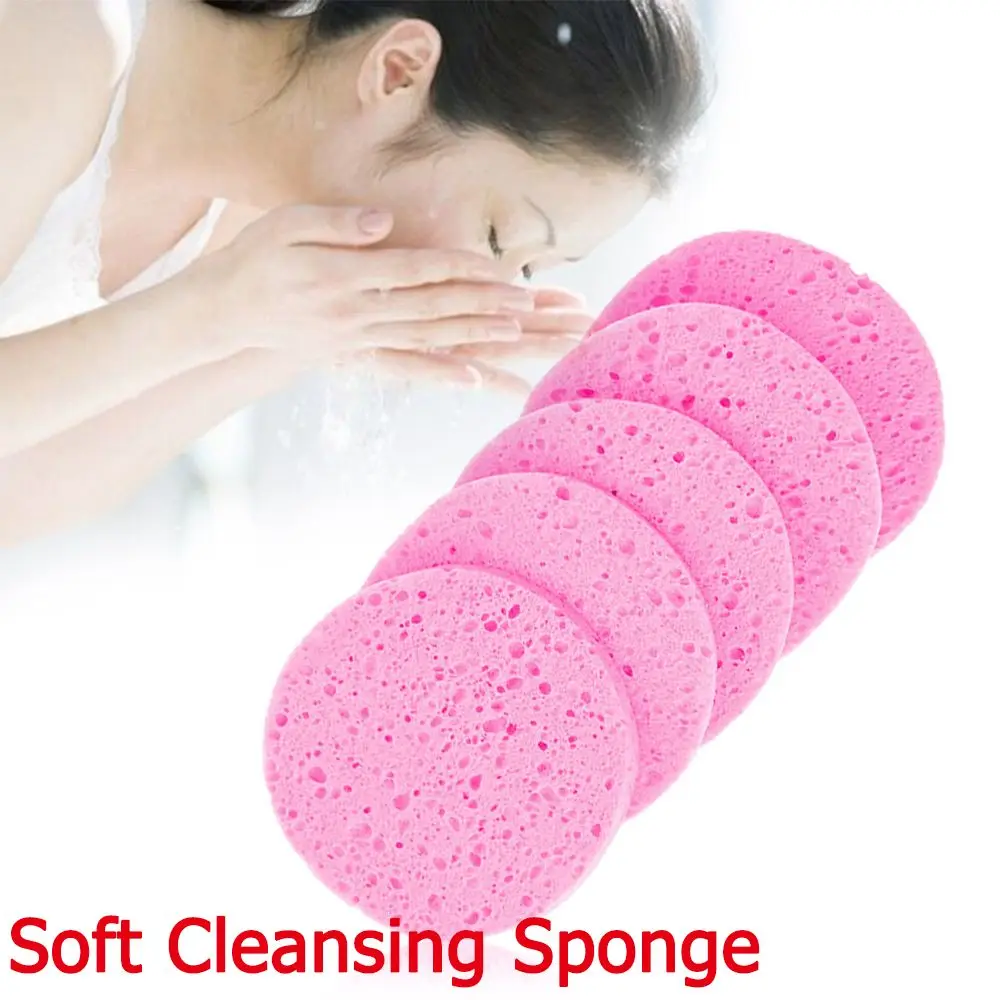 Softwood Pulp Washing Foundation Face Powder Natural Makeup Tools Sponge Puff Skin Care Cleansing Sponge Cosmetic Puff