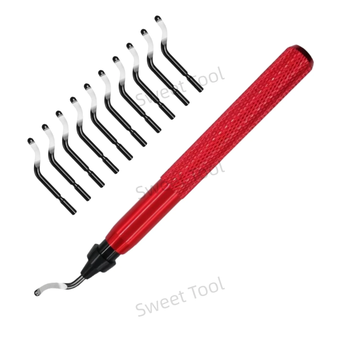 Deburring Tool Set RB1200 Series with 1/10/11 Swivel Blades Burr Removal Reamer Tool for Metal Resin PVC Plastic Copper 3D Print