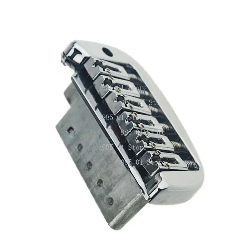 

6 Strings Roller Saddle Tremolo Bridge System for Electric Guitar Replacement Kit with Bar & Screws