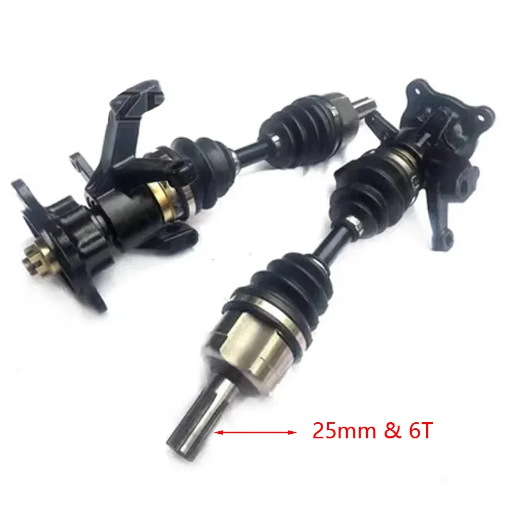 Applicable to 4*4 Buggy ATV Quad Go Karting Suspension Transmission Shaft Steering Kit Knuckle Spindle 4 STUD Brake Caliper Disc
