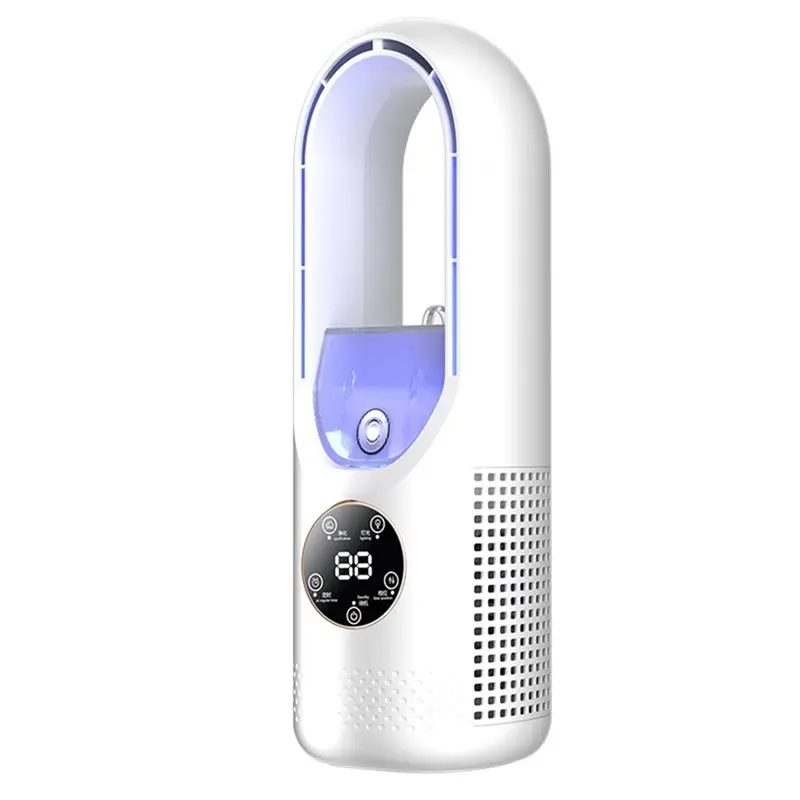 [upup]cooling-led-display-mini-portable-air-fan-with-humidification-direct-plug-charging-quiet-night-light-for-bedroom-desk