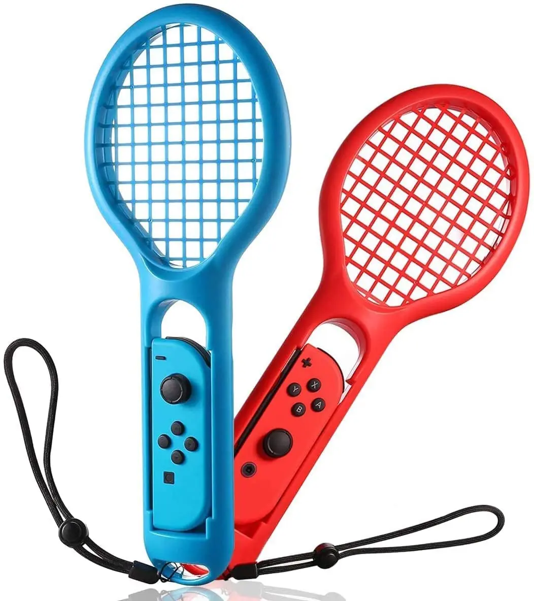 Nintendo Switch Tennis Racket for Mario Tennis Aces - Compatible with Switch OLED, Lite, and Joy-Con Controllers