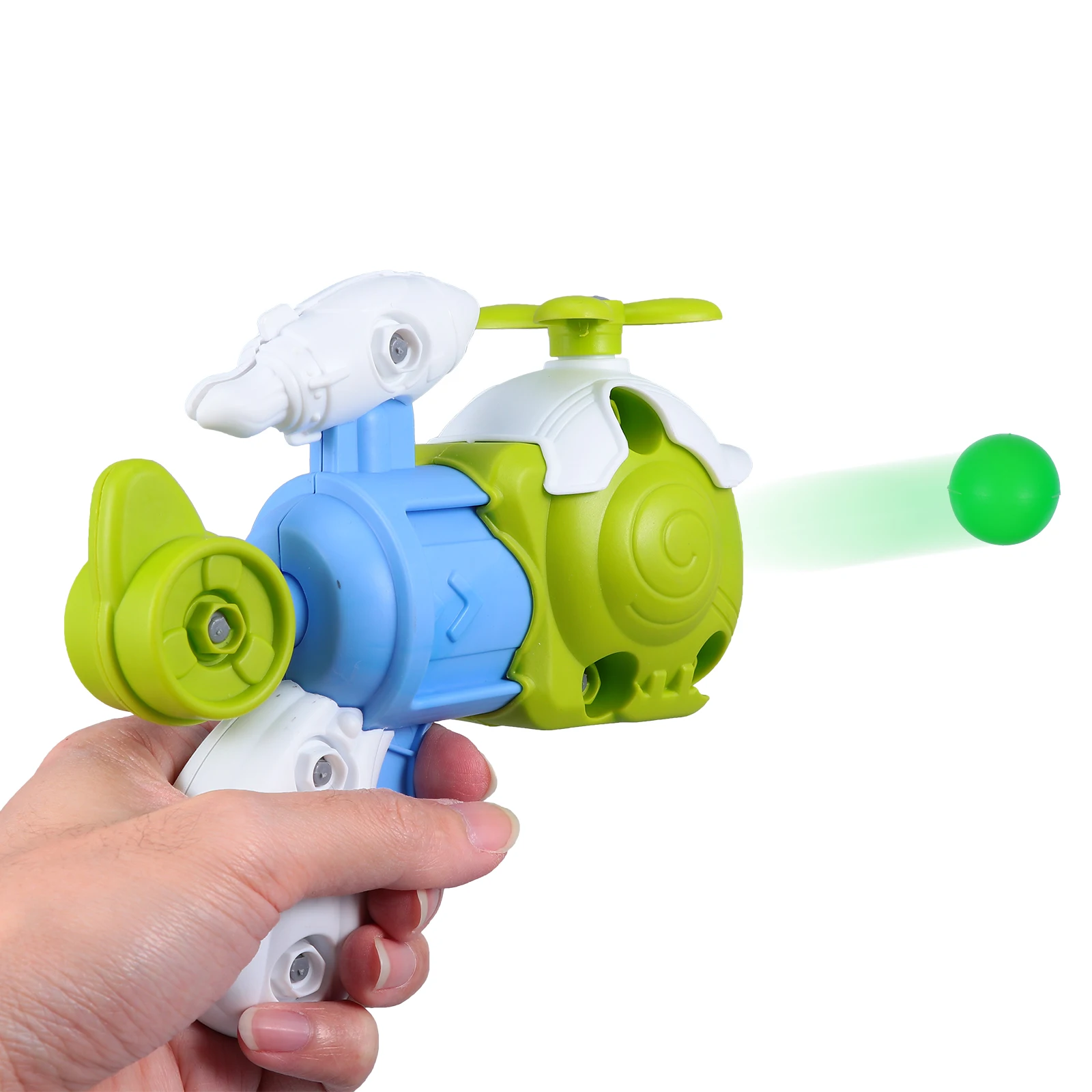 

Dinosaur Gun Toys Kid Birthday Gift Building Airplane DIY Assembly Kit Plastic Child