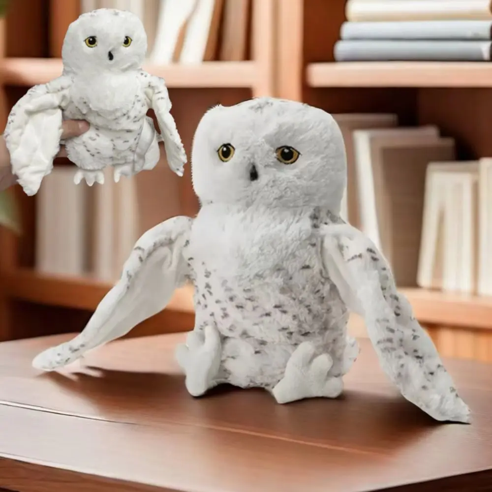 Animais brinquedos simulado coruja mão fantoche mão dedo educacional história fantoche dos desenhos animados kawaii bonecas recheado coruja pai-filho