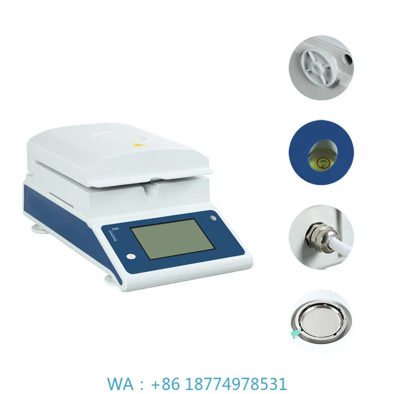 1. Halogen Moisture Testing Accessory 100g Capacity 1mg Resolution 0%‑100% Testing Range For Substance Moisture Inspection