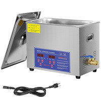 10L Ultrasonic Cleaner Lave-Dishes Portable Washing Machine Diswasher Ultrasound Home Appliances 220V EU Plug
