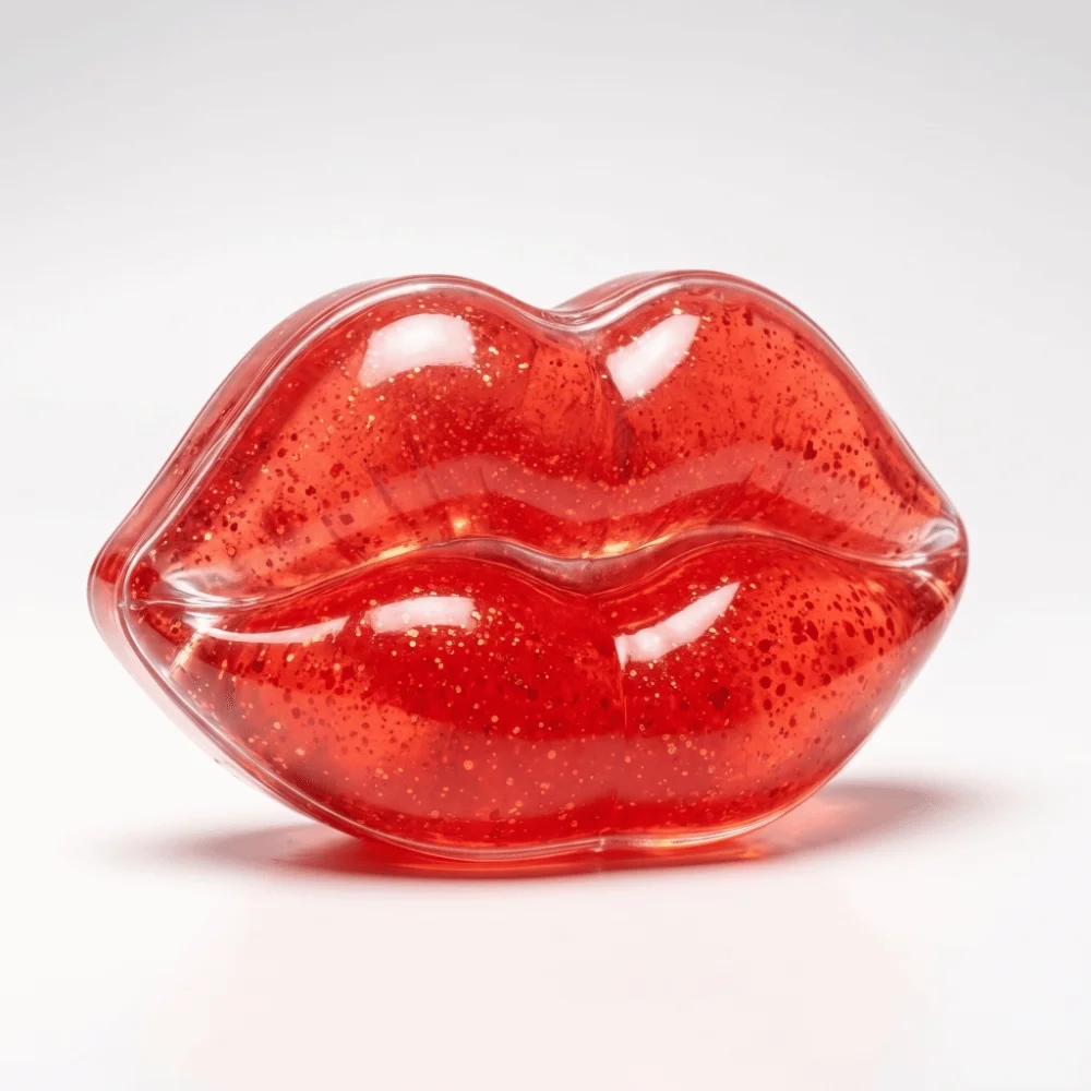Squishy Big Red Lip Squeeze Slow Rebound Glitter Maltose Slow Rebound Clear Soft Creative Simulation Fingertip Sensory Play