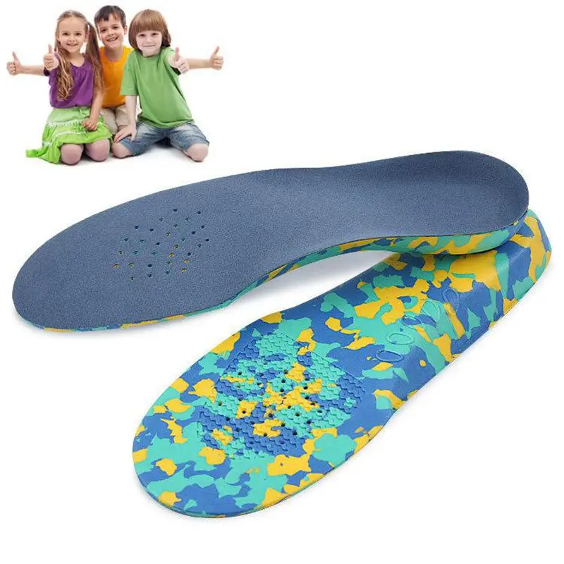 1 Pair EVA Orthopedic Insoles for Shoes Flat Foot Arch Support Kids Children Soles Sports Insole foot care insert ＆ Insoles