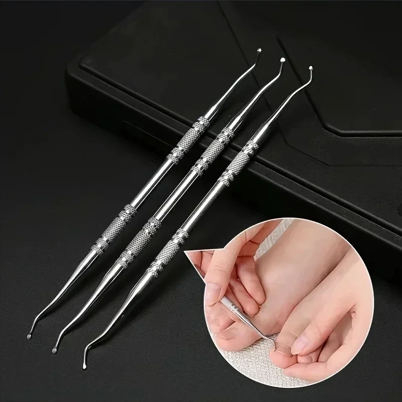 vvocci Ingrown Toenail File & Lifter Tool - Professional Pedicure Multi-Function Toe Nail Correction & Cleaning Device