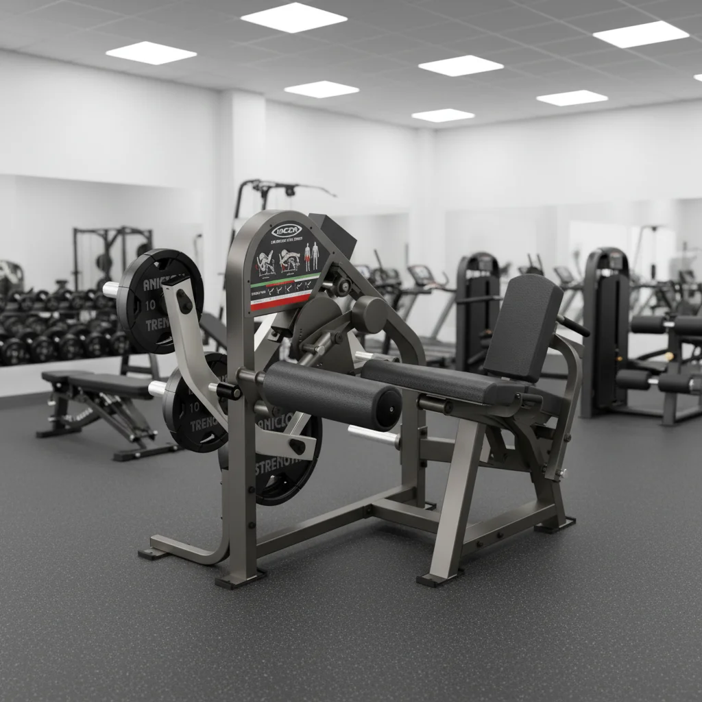 2026 New ANICZON F507 Commercial Gym Fitness Steel Safety Shoulder Press Plate Loaded Bodybuilding Leg Extension/Leg Curl Combo