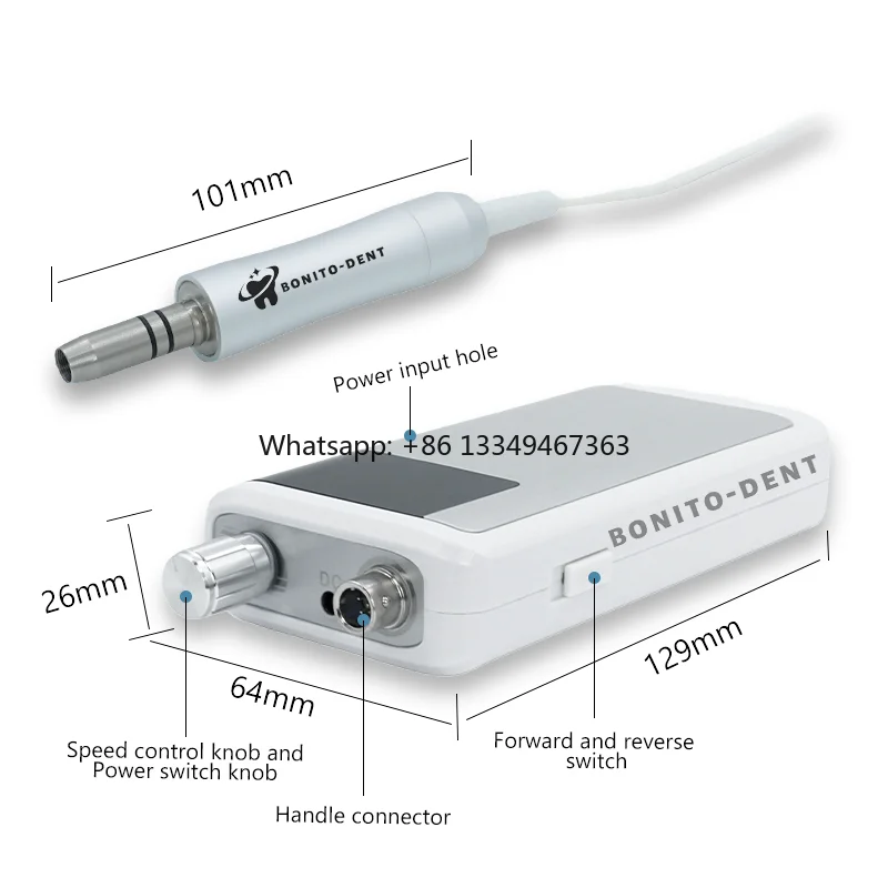 

Nails Drill Manicure, Polishing Machine Micromotor , 35000 Portable Rechargeable Electric