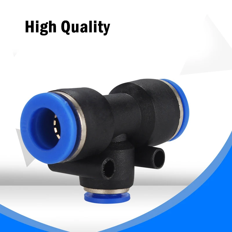 30pcs PEG 12MM - 8MM Pneumatic Unequal Union Tee Quick Fitting Connector Reducing Coupler PEG 12-8