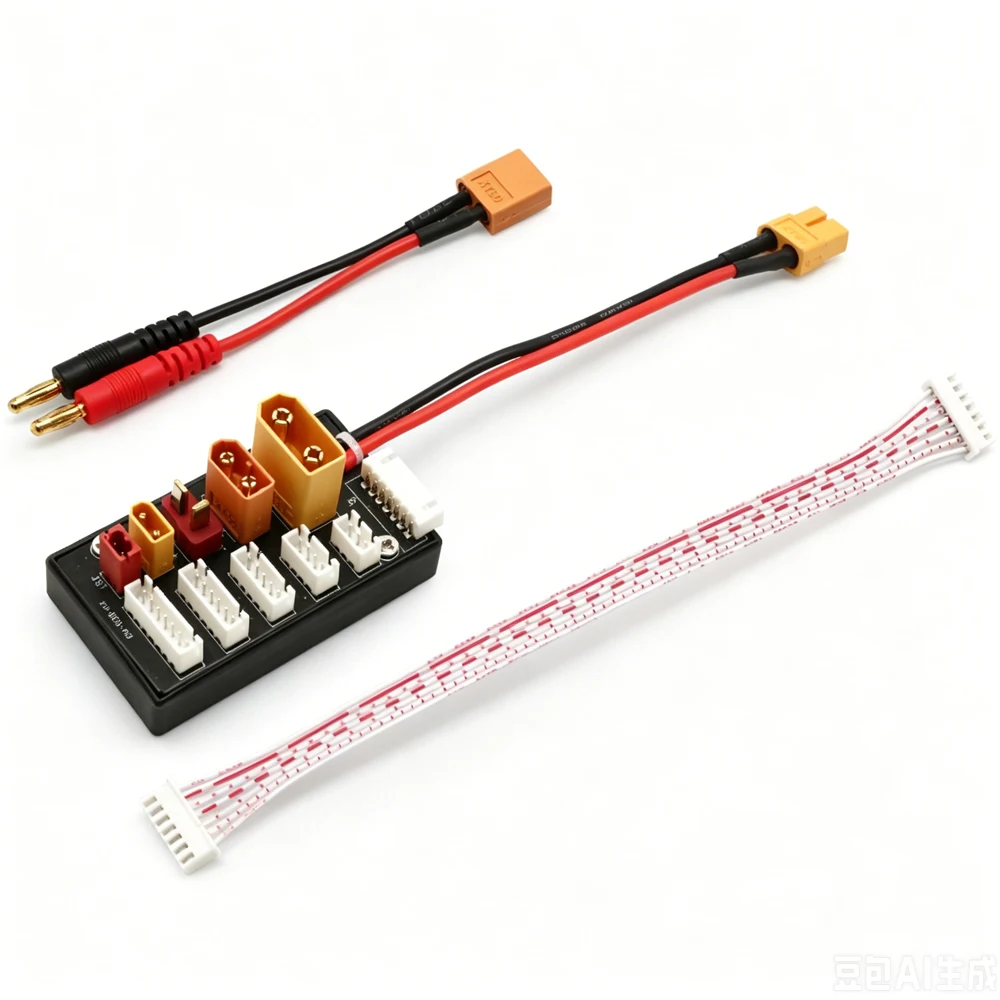 Multi-functional Lipo Battery Charger Board XT30/XT60/XT90/JST/TPlug 2-6S Charging Board