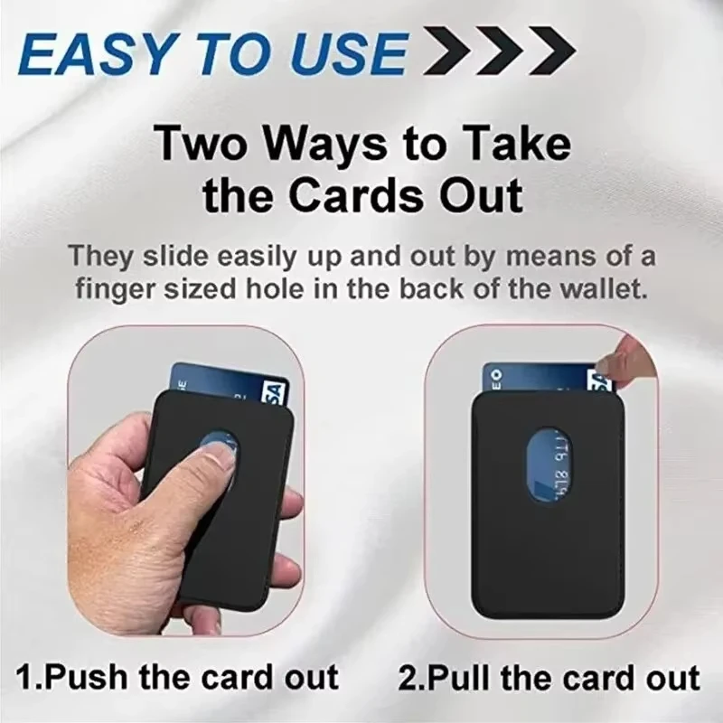Leather Magsafe Wallet Magnetic Card Holder Case for iPhone 16 15 14 13 12 Pro Max Plus Mini Cases Cover Accessories