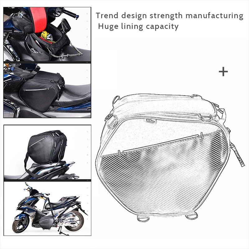 Motorcycle Scooter Tunnel Bag Waterproof Tank Bag Tool Bags For SF4 SRMAX 250 300 SRMAX300 New NMAX 155 XMAX 300 ADV150