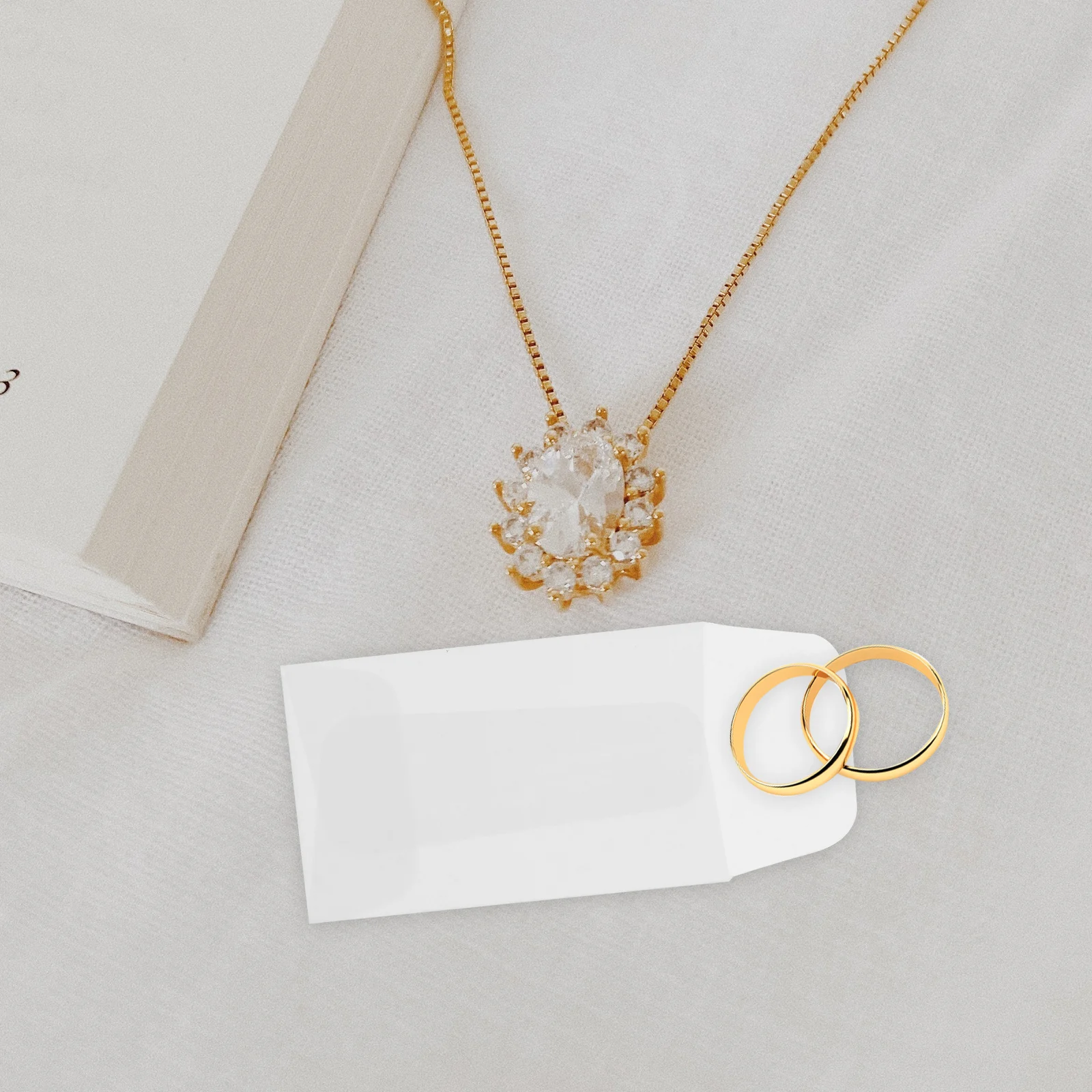 50 buste mini portamonete piccole buste di carta portaoggetti per anelli di gioielli piccoli accessori mini buste