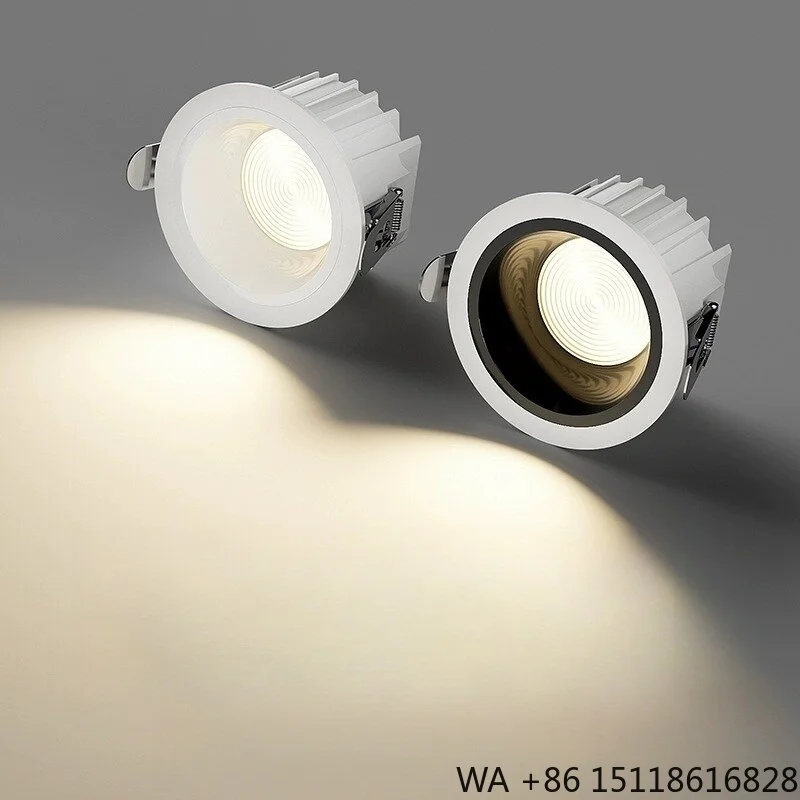 Hot-selling LED All-aluminum Durable Deep Anti-glare High-brightness Ceiling Lamp Downlight Spotlight for Indoor Lighting