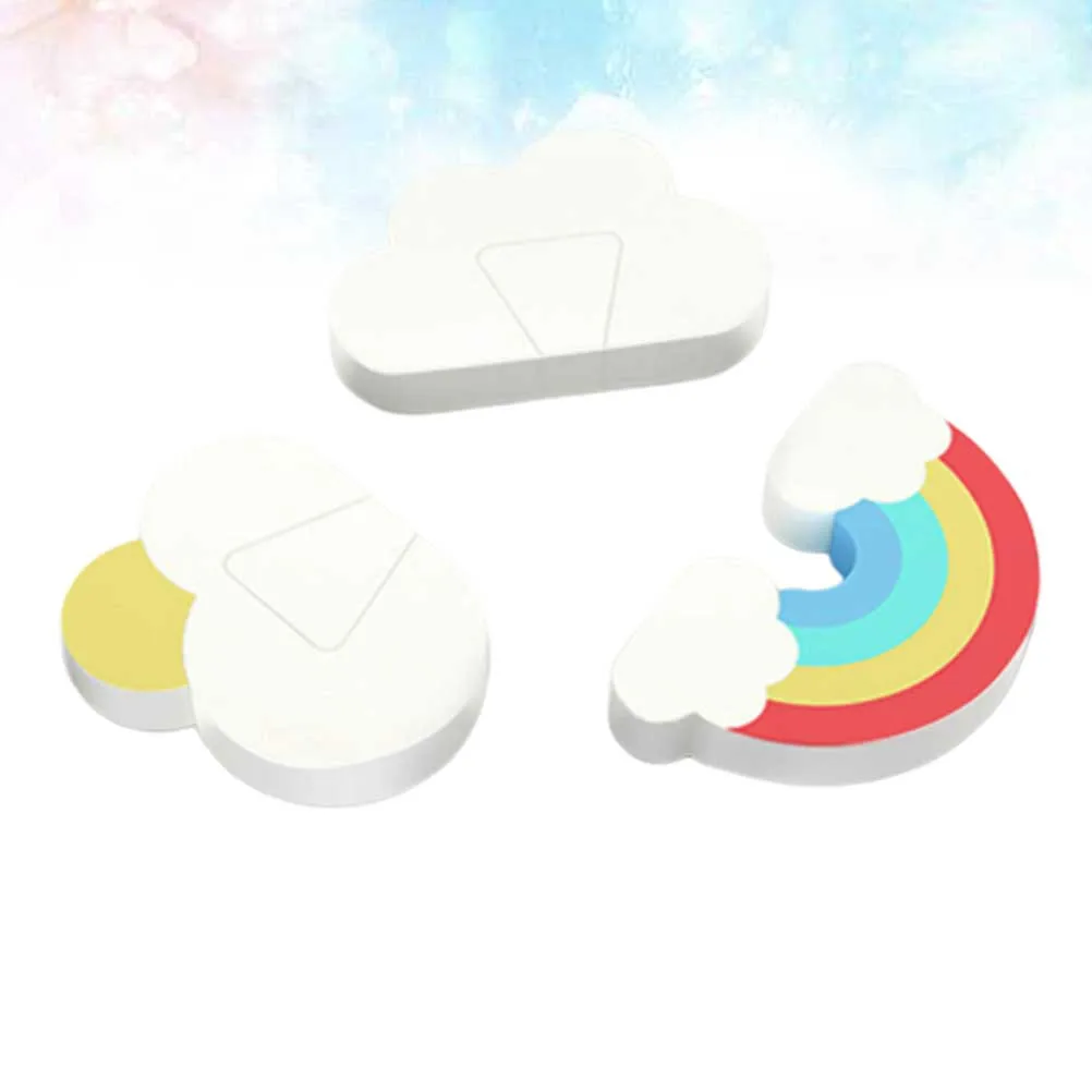 

Rainbow Pattern EVA Door Stopper Finger Protectors Anti Clip Hand Card For Kitchen Bathroom Bedroom Prevent Slamming Child Pet
