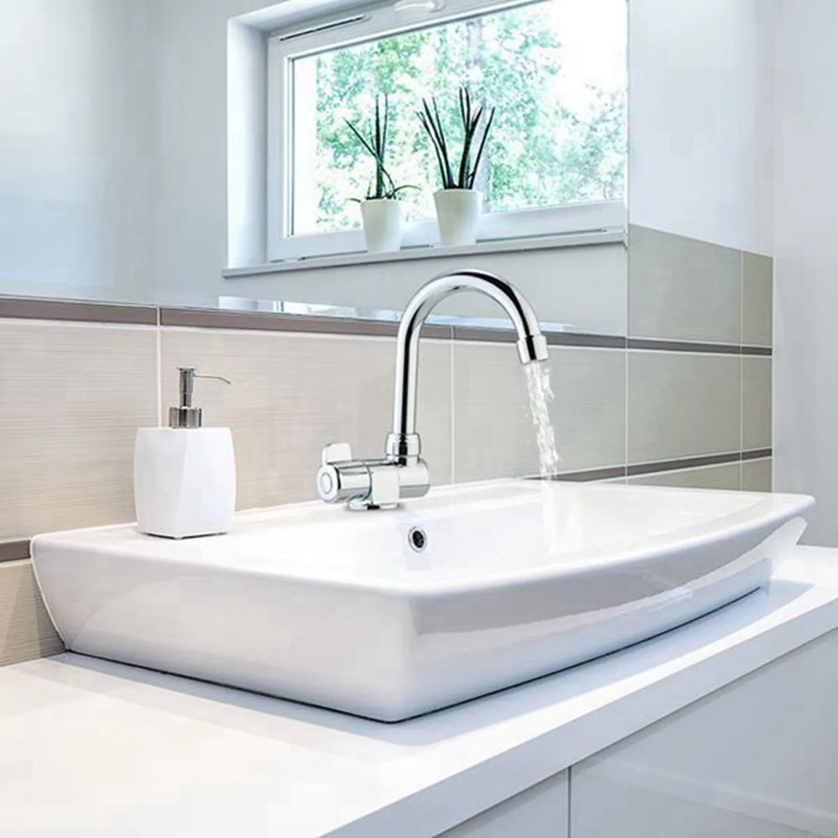 

ABMR-3X Rotation Copper Basin Faucet Cold Deck Kitchen Folding Caravan Bathroom Tap For Marine Boat Deck Camper