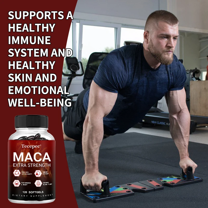 كبسولات ماكا - تعزز الطاقة والقدرة على التحمل، مضادات الأكسدة، تعزز الدورة الدموية، الجهاز المناعي، تحسين المزاج، 120 كبسولة #3
