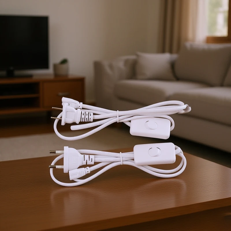 110V 220V 230V Lighting Accessory 30cm Connection Wire Tube T5 US /EU Plug Switch Cable 1.2m Power Adapter For LED Lamp