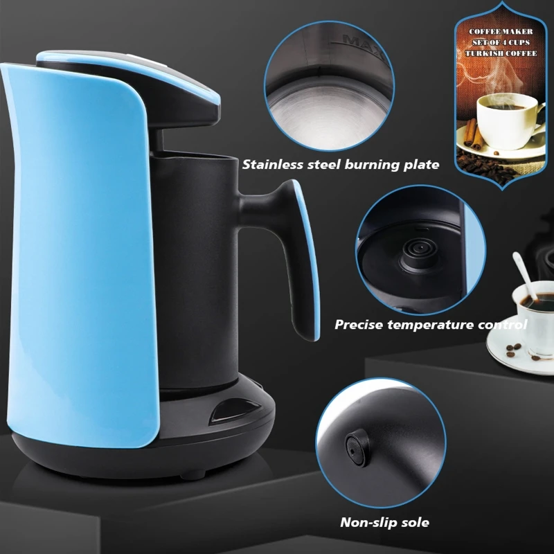 Cafetera semiautomática portátil para capuchino, cápsula de café multifuncional con aislamiento térmico, 2023 ml, novedad de 500