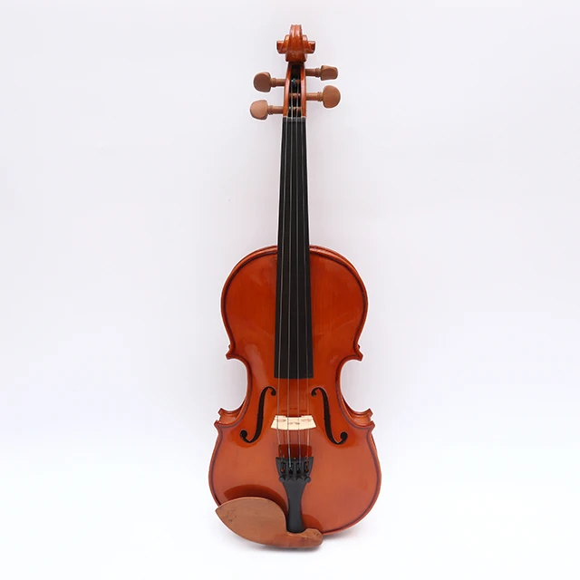 

Carbon Fiber Tailpiece Student Solidwood Cheap Wholesale Price Violin for Beginners with Ebony Fitted Accessories